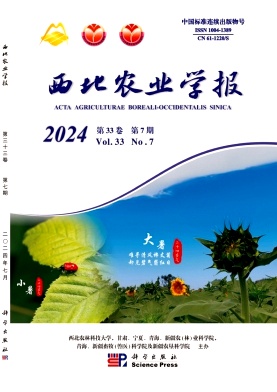 西北农业学报封面